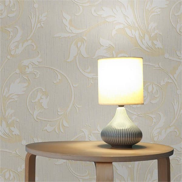 Tapet Blommor M1-No.3800 Creme Guld Floral Natur Vintage