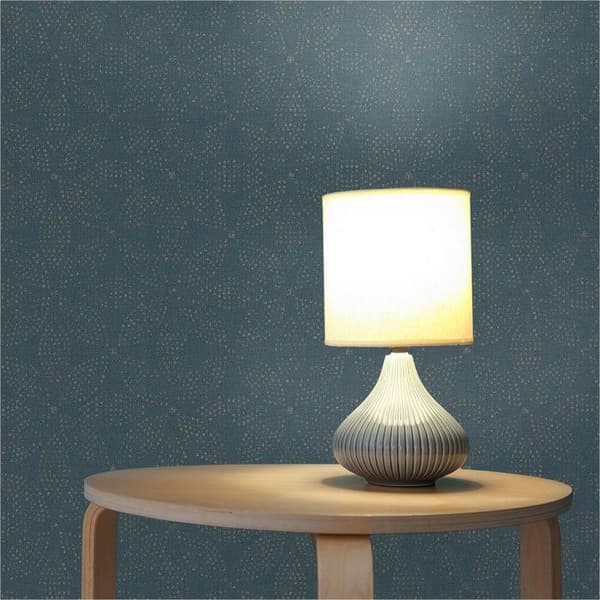 Grafiskt Tapet M1-No.2904 Blå Geometrisk Struktur