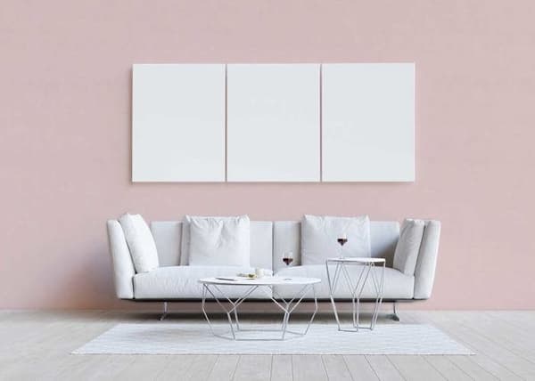 Enfärgad Tapet M1-No.2765 Viskos Tapet Rosa Enfärgad Tapet