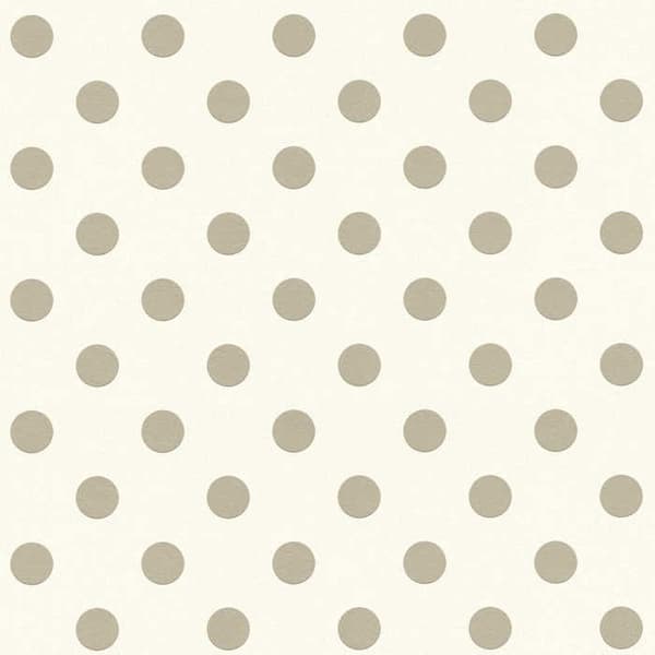 Tapet Prickar Cirklar Carmela M1-No.2793 Beige med Geometriska Mönster