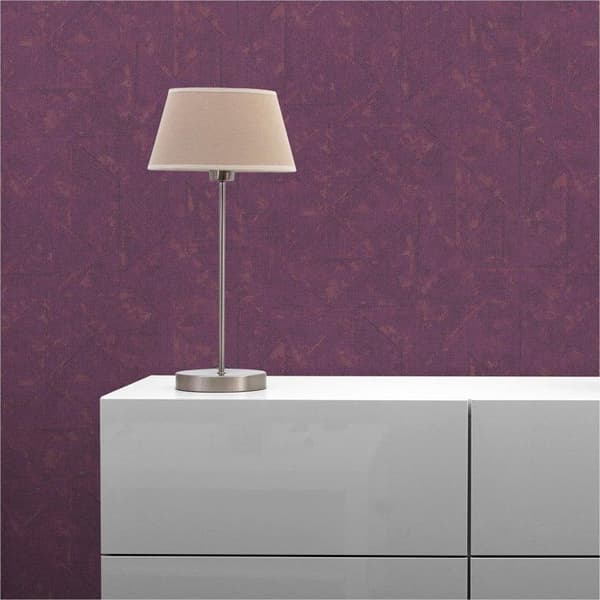 Grafiskt Tapet Carlo M1-No.2828 Non-woven Tapet Lila Geometrisk