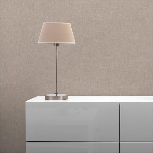 Enfärgad tapet M1-No.2782 Vävd tapet Beige Enfärgad tapet