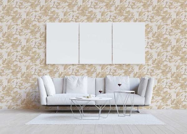 Tapet Barnrum M1-No.2796 Beige Tapet Tonåring Kamouflage