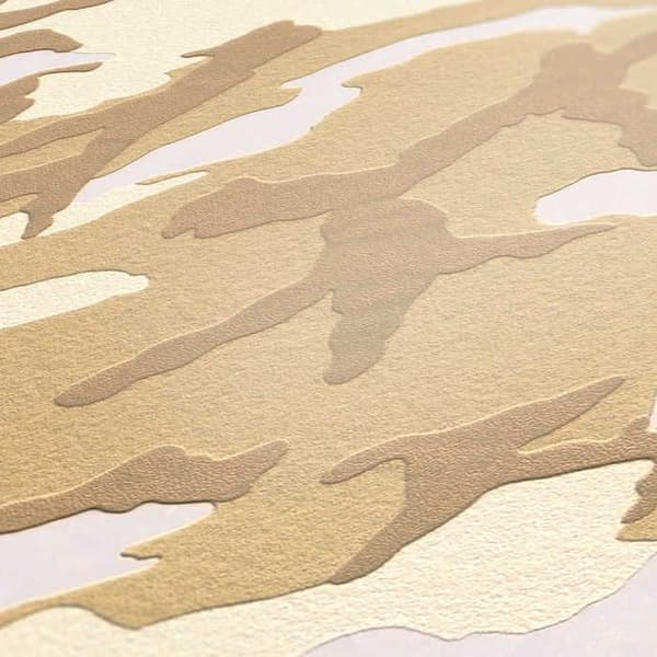 Tapet Barnrum M1-No.2796 Beige Tapet Tonåring Kamouflage