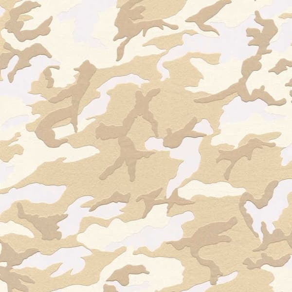 Tapet Barnrum M1-No.2796 Beige Tapet Tonåring Kamouflage