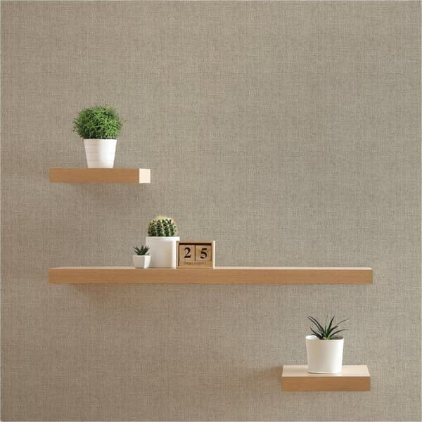 Enfärgad tapet M1-No.2844 Non-woven tapet Beige Enfärgad tapet