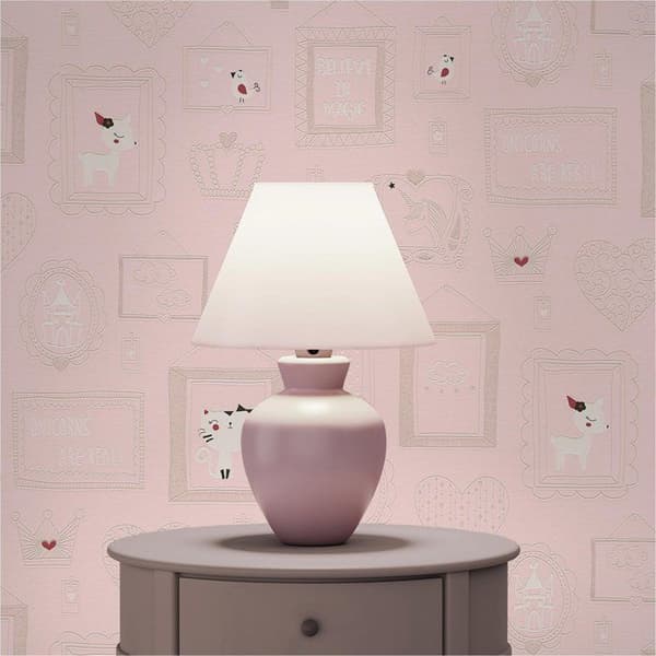 Tapet Barnrum M1-No.2859 Rosa Tapet Ungdom Bilder Djur