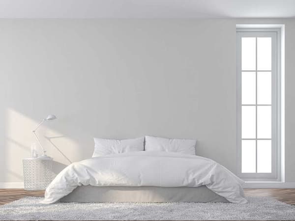 Enfärgat Tapet M1-No.2714 Non-woven Tapet Vit Enfärgad Tapet