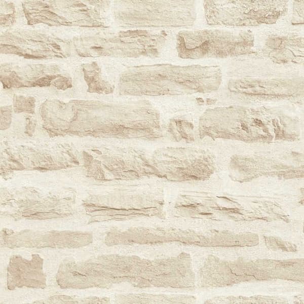 Tapet Pierre Dino M1-No.2592 Beige Crème Sten Mur Tegel