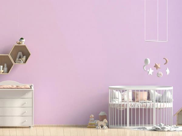 Enfärgad Tapet M1-No.2607 Non-woven Tapet Rosa Enfärgad Tapet