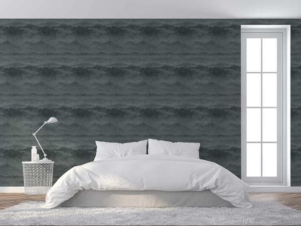Enfärgat Tapet M1-No.2719 Non-woven Tapet Antracit Enfärgat Tapet