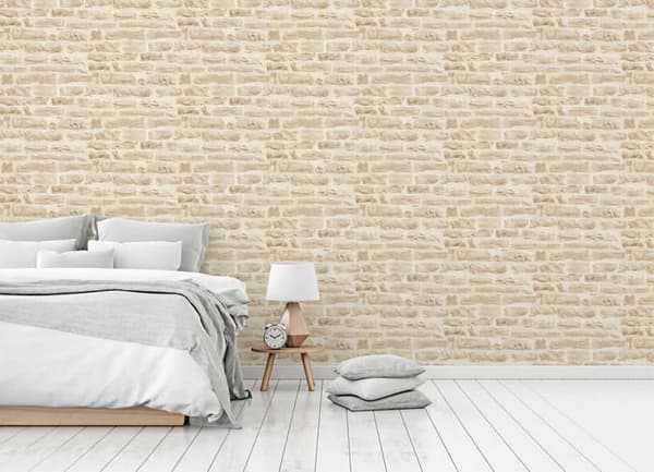 Tapet Pierre Dino M1-No.2591 Beige Crème Sten Mur Tegel