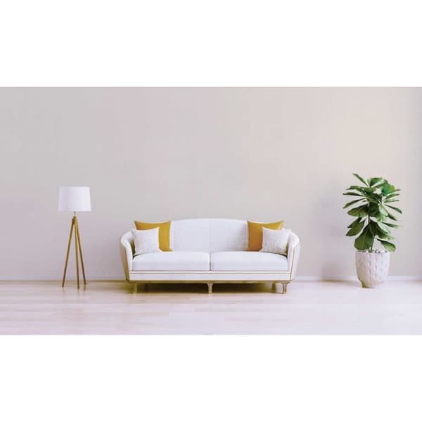 Enfärgad tapet M1-No.2682 | Non-woven tapet | Beige | Unicolor