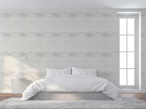 Enfärgad tapet M1-No.2718 Non-woven tapet Grå enfärgad tapet