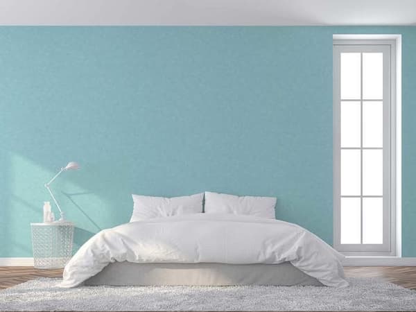 Enfärgad Tapet M1-No.2723 Non-woven Tapet Blå Enfärgad Tapet