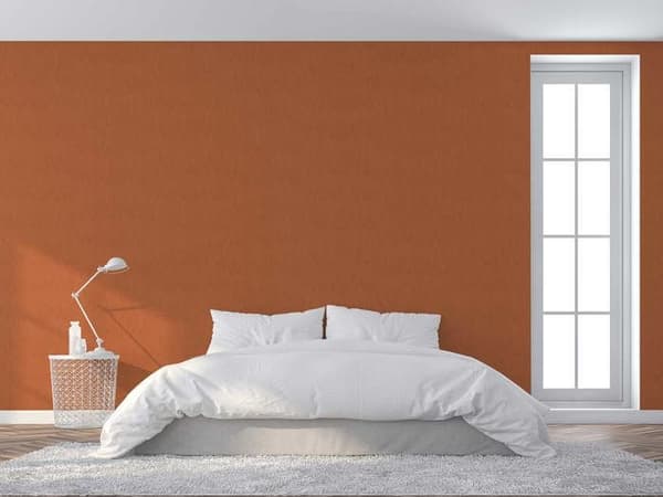 Enfärgad Tapet M1-No.3896 Non-woven Tapet Orange Enfärgad Tapet