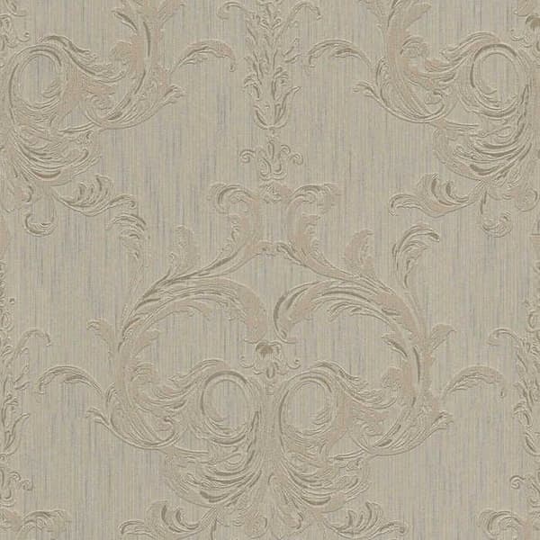 Tapet Ränder Lio M1-No.3860 Non-woven tapet Brun Barock Klassisk