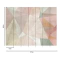 Miniatyrbild 3 av 4: Geometrisk fototapet M1-No.10307 - Tadessi - Digitalt tryck - Färgglatt - Modernt - 3D