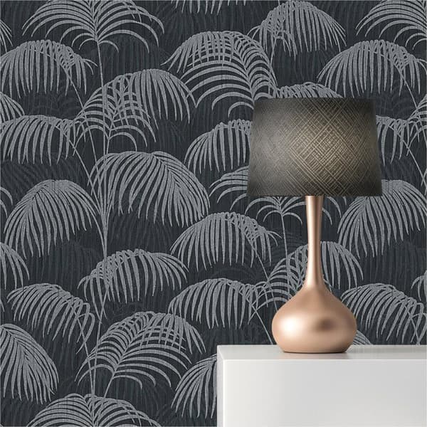 Jungle Tapet M1-No.3873 Non-vävt Tapet Svart Jungle Tapet