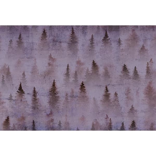 Skogsfototapet M1-No.60077 - Tadessi - Digitaltryck - Lila - Natur