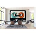 Miniatyrbild 2 av 3: Modern fototapet M1-No.61106 - Tadessi - Digitaltryck - Blå - Orange - Retro - Kassett