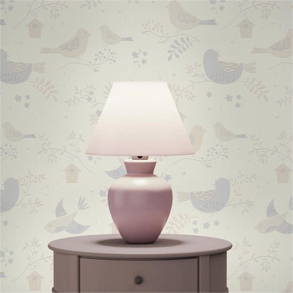 Tapet Djur M1-No.2737 Tapet i papper Beige Grå Fåglar Natur