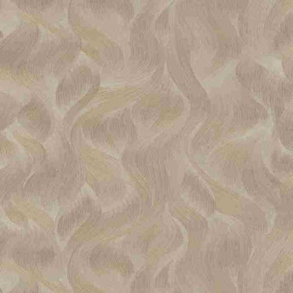 Tapet non-woven 10151-30 Tapet randiga vågor 0,53 x 10,05 m Erismann ELLE Dekoration Guld