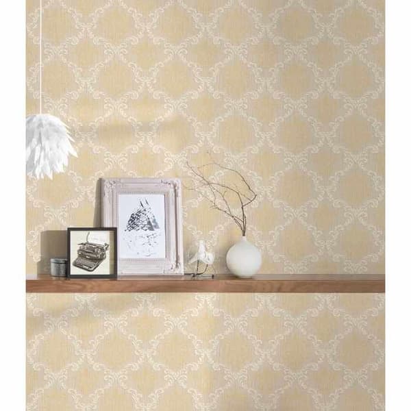 Tessuto väggtextil - 10,05 m x 0,53 m - beige