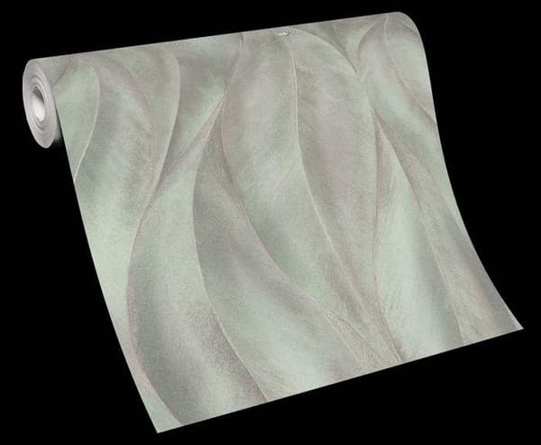 Non-woven tapet 10148-18 Tapet Blommor Floral 0.53 x 10.05 m Erismann GMK - Fashion For Walls turkos