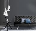 Miniatyrbild 3 av 6: vinyl expanderat 10171-15 non-woven tapet enhetlig 0,53 x 10,05 m Erismann ELLE Dekoration svart