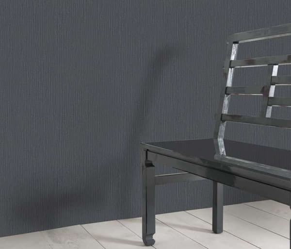 vinyl expanderat 10171-15 non-woven tapet enhetlig 0,53 x 10,05 m Erismann ELLE Dekoration svart