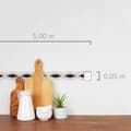 Miniatyrbild 3 av 3: Väggkant - Stick Ups - 5,00 m x 0,05 m - Grå - Vanlig - Interiör