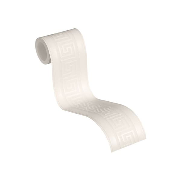 Väggkant - Endast kanter - 8 - 5,00 m x 0,10 m - Vit - Vinyl - Inredning