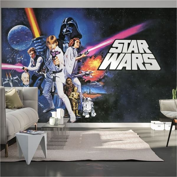 Non-woven tapet XXL panorama klassiskt motiv 1 - Star Wars 400X250CM