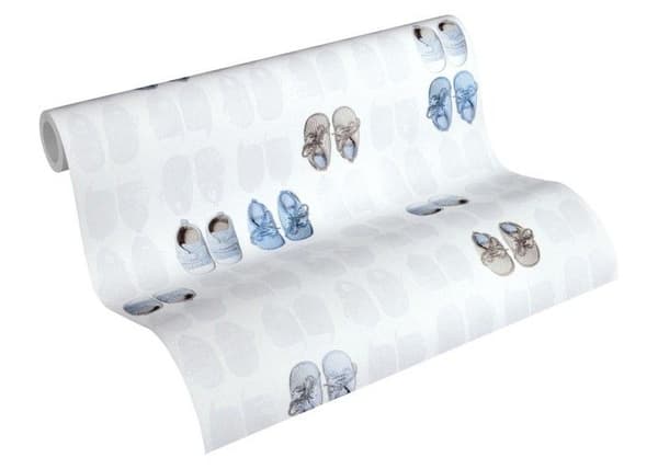 Farandole de Chaussons Tapet Blå 10 ml x 0,53 m