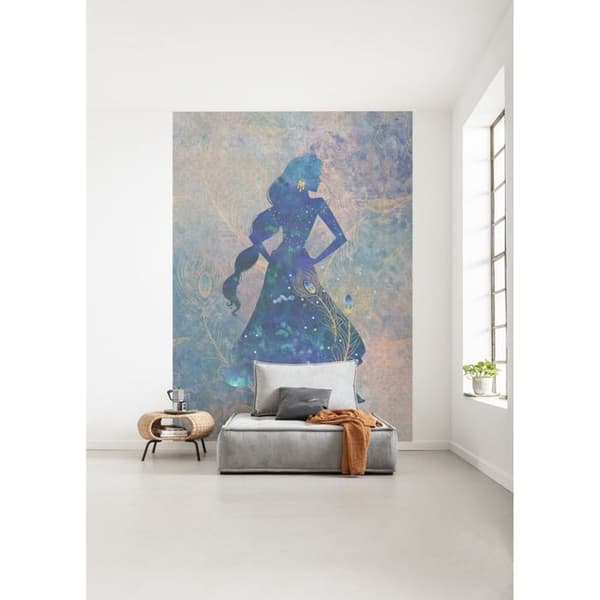 Non-woven tapet - Disney - Aladdin - Jasmine - 200 cm x 280 cm - Flerfärgad