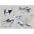 Miniatyrbild 3 av 5: Komar DX8-078 Star Wars Blueprint Light Non-woven Tapet för barnrum Blueprint Light 400 x 280 cm