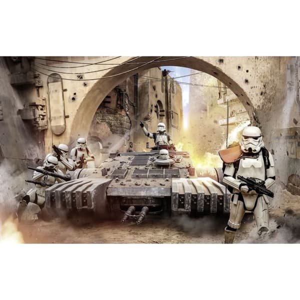 Tanktrooper panorama non-woven tapet - Star Wars 400X250CM