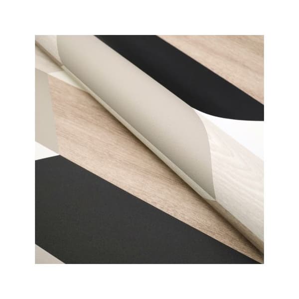 Vinyltapet på non-woven - Designträ - Horisontell träbeklädnad - Rull(ar)