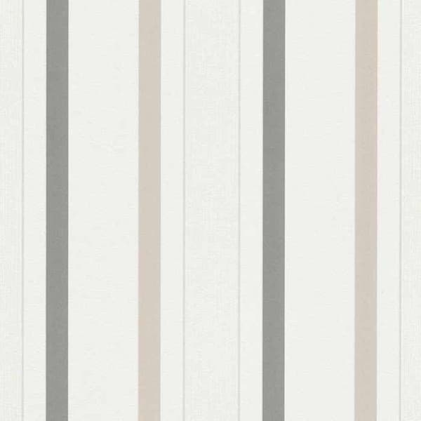Erismann Summer Beat 542902 non-woven tapet med ränder 0.53 m x 10.05 m beige