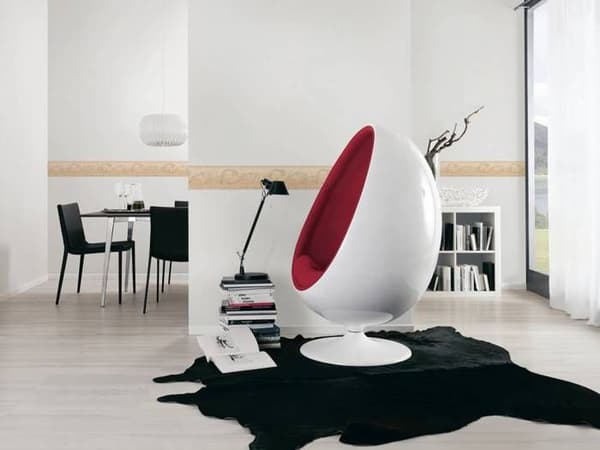 Väggkant - Stick Ups - 5,00 m x 0,13 m - Beige - Interiör - Sömlös