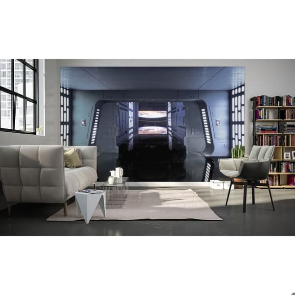 Panoramisk non-woven tapet Rogue One: A Star Wars Story The Death Star - Star Wars 400X250CM