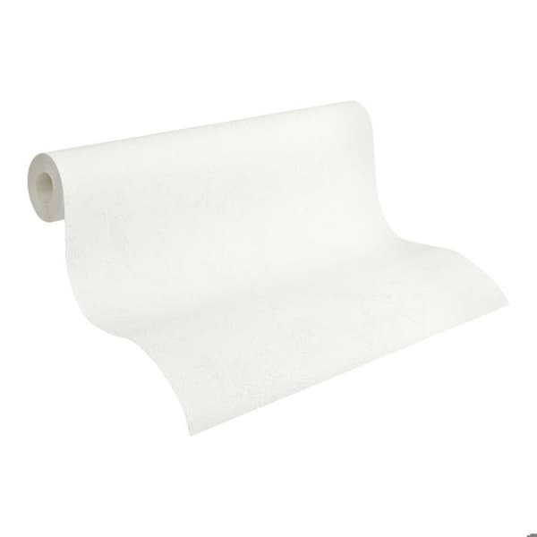 TADESSI tapet återvinningsbart non-woven tapet vit enfärgad putsutseende 1 kartong 12 rullar TA-01-03948