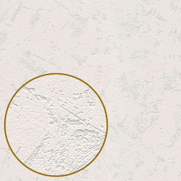 TADESSI tapet återvinningsbart non-woven tapet vit enfärgad putsutseende 1 kartong 12 rullar TA-01-03948