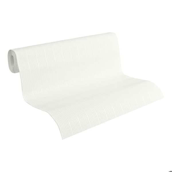 TADESSI non-woven tapet som kan målas vit tapet med ränder längsgående 1 kartong 12 rullar TA-01-03949
