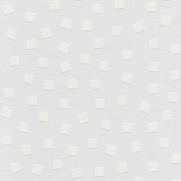 Grafisk tapet Meo M1-No.2059 | Non-woven tapet | Kan målas | Vit | 3D-optik | Geometrisk