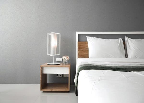 Enfärgad tapet M1-No.2065 Non-woven vit enfärgad tapet