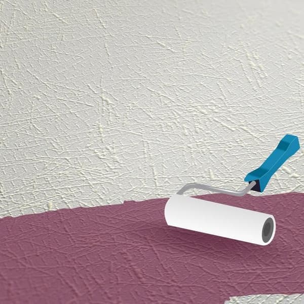 TADESSI Målarduk Non-woven Vit Lätt struktur Enfärgat Att måla 1 kartong 12 rullar TA-01-03918
