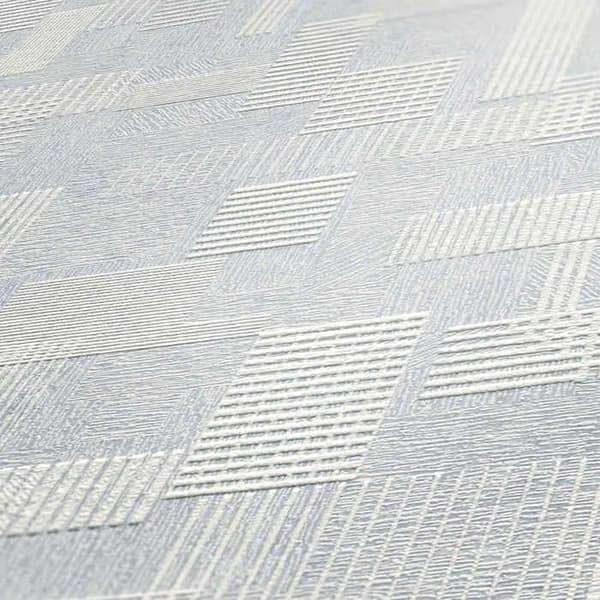 Grafiskt tapet Meo M1-No.2064 Att måla Vit Geometrisk
