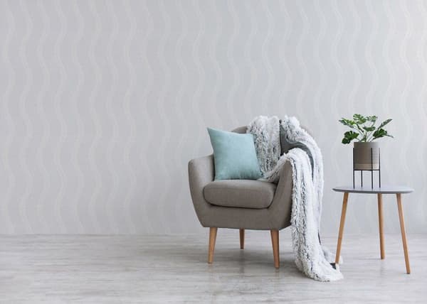 Enfärgad tapet M1-No.2058 Non-woven tapet Vit enfärgad tapet